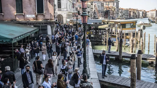 Protest in Venice